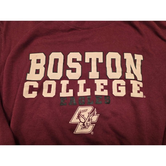 MV Sport Boston College Eagles Crewneck Sweatshirt Mens XL Maroon NCAA Pullover - Picture 2 of 3